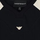 تي شيرت بشعار باللون الأزرق الداكن للأولاد, 1, hi-res