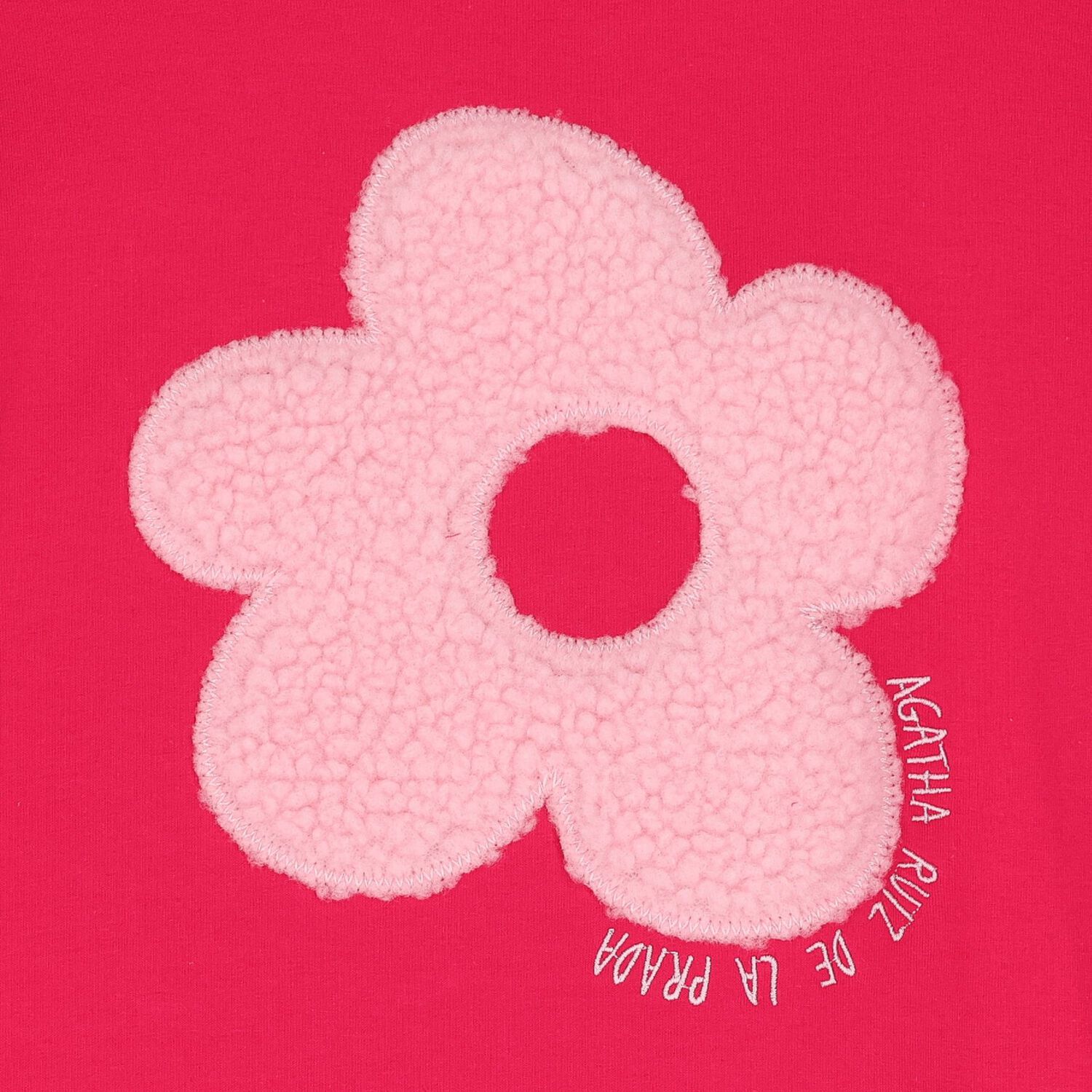 Girls Pink Flower Dress, 1, hi-res