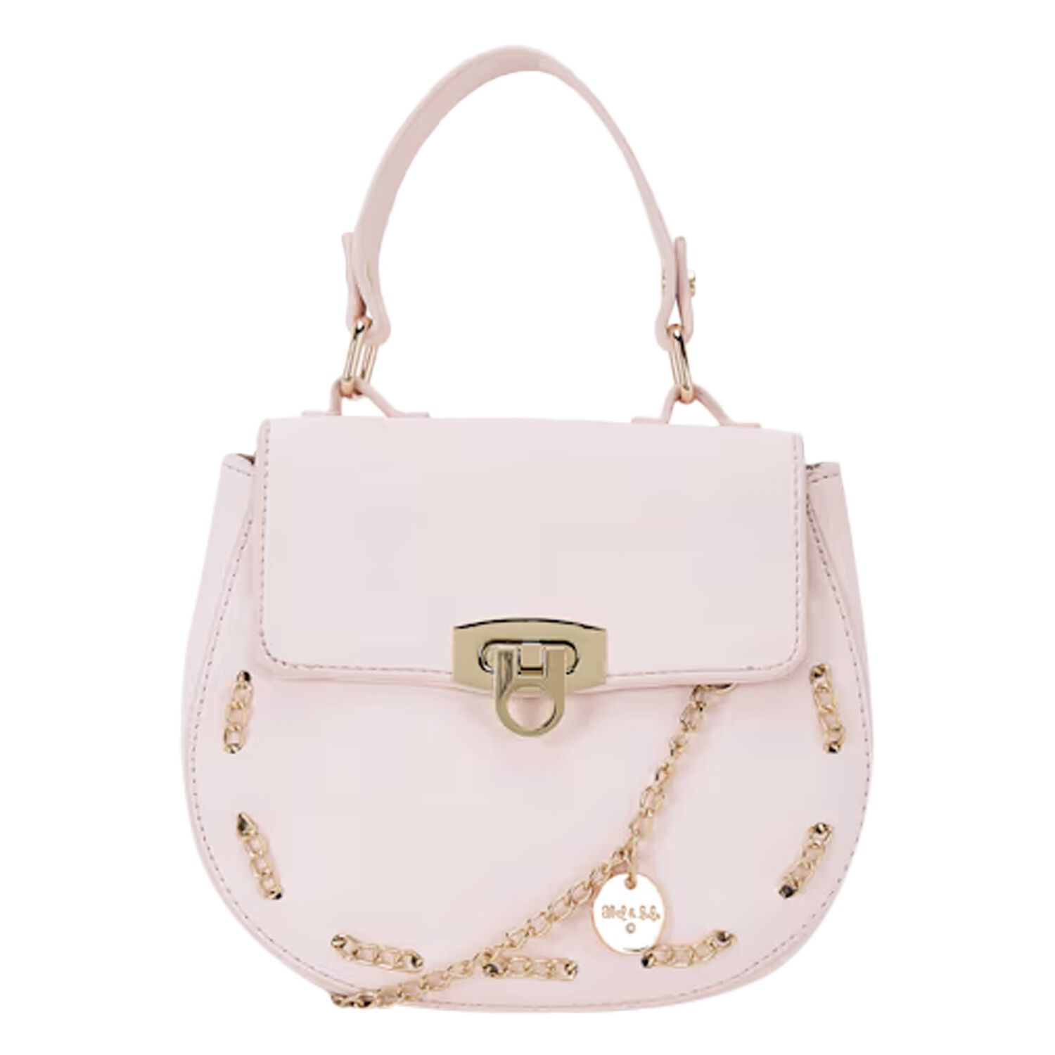 Girls Pink Logo Handbag, 2, hi-res image number null