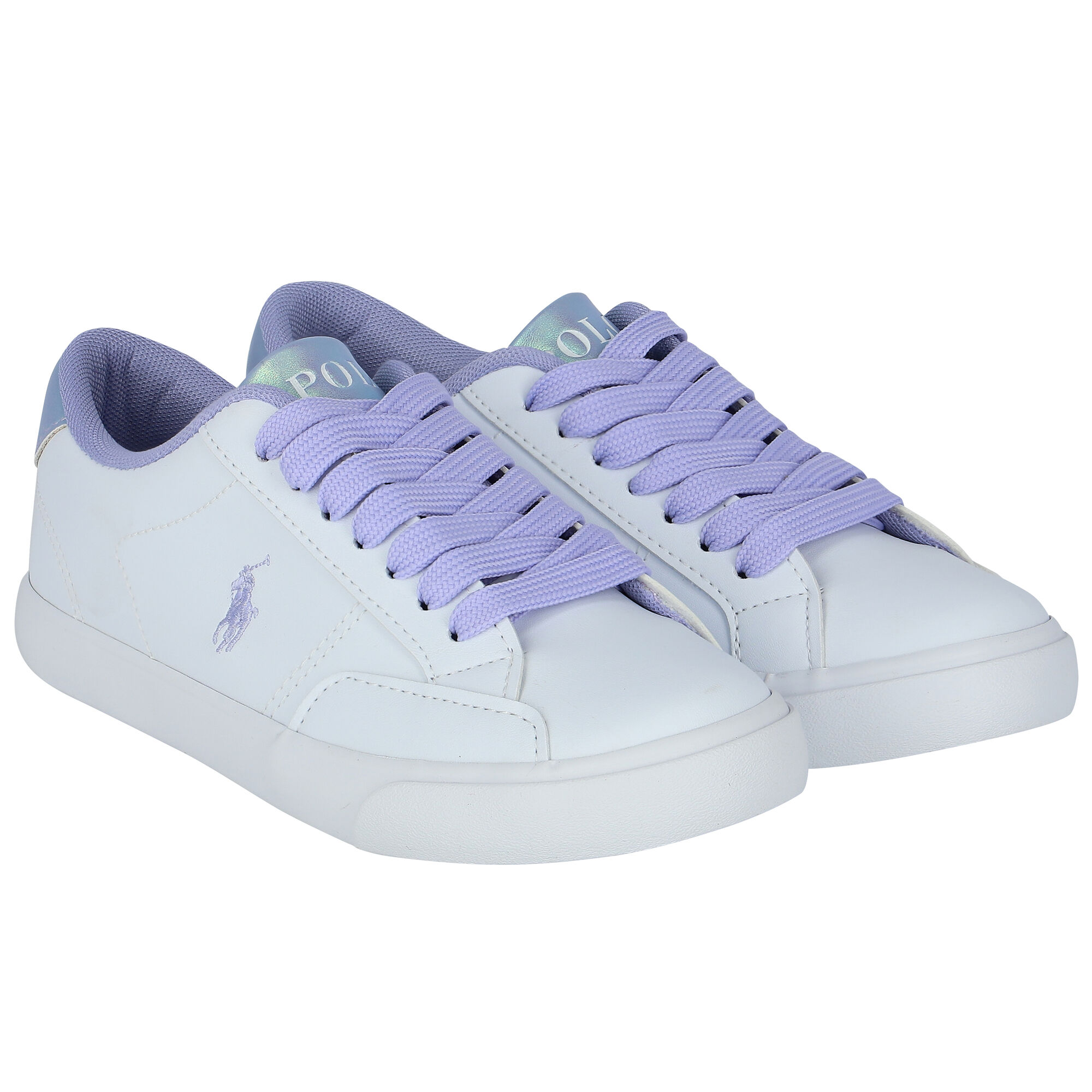 Girls ralph lauren trainers discount