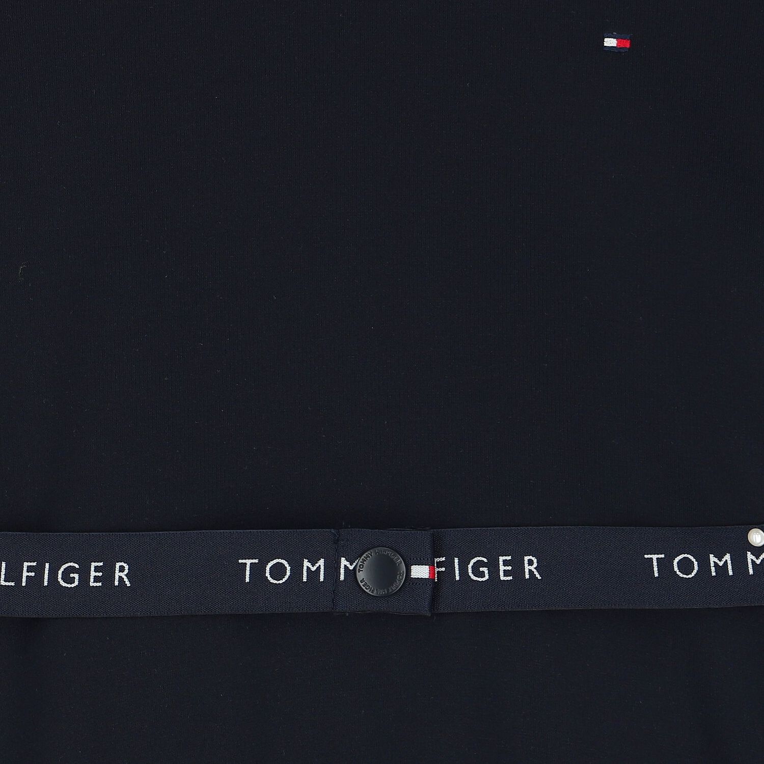 Girls Navy Blue Logo Dress , 1, hi-res