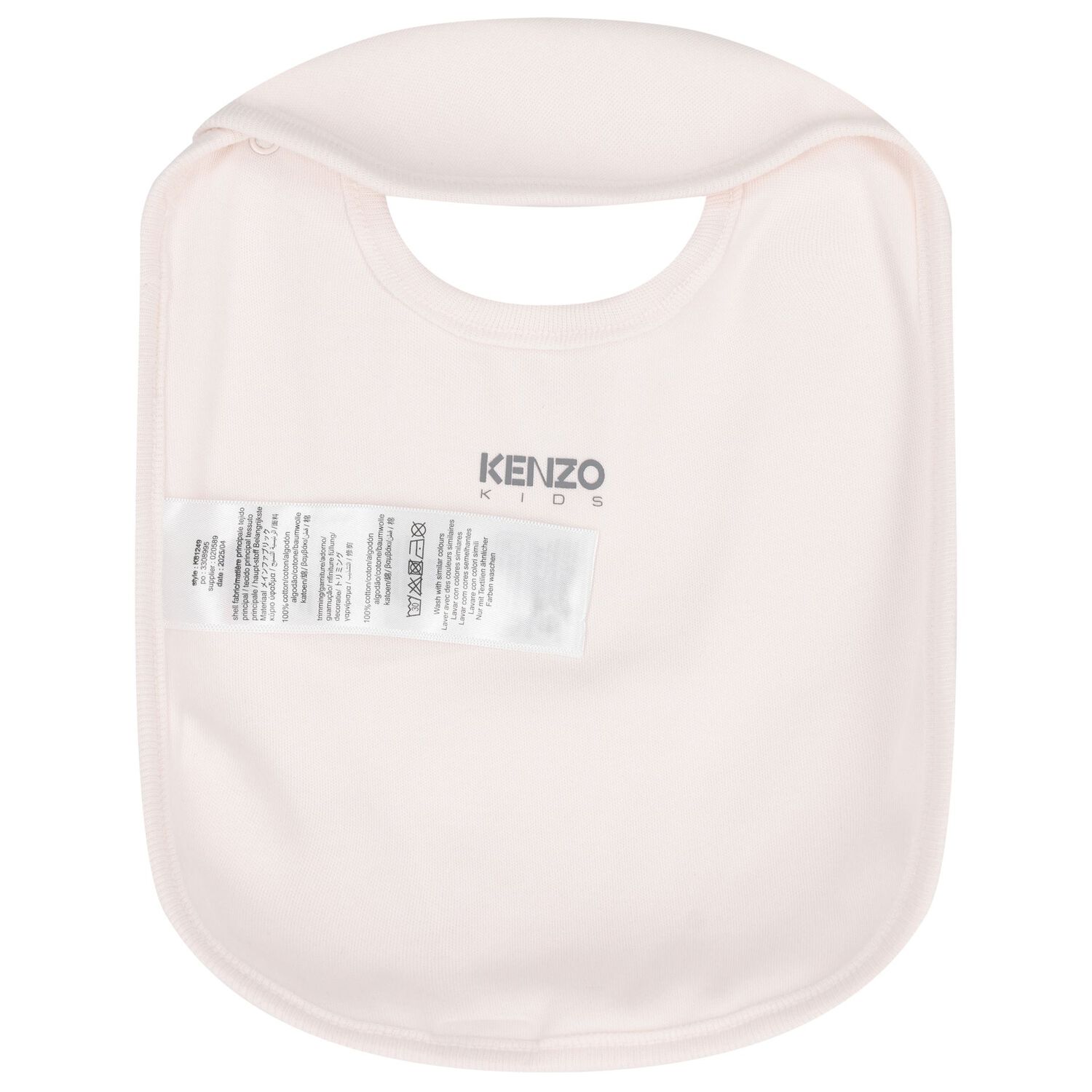 Baby Girls Elephant Logo Hat & Bib Set, 1, hi-res