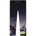 Girls Navy Blue Batman Leggings, 1, hi-res