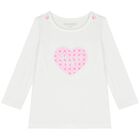 Baby Girls White & Pink Heart Leggings Set, 1, hi-res