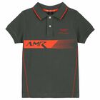 Boys Green Aston Martin Polo Shirt, 2, hi-res