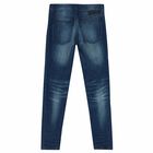 بنطلون جينز باللون الازرق للبنات, 1, hi-res