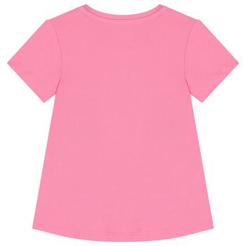 Girls Pink Logo T-Shirt