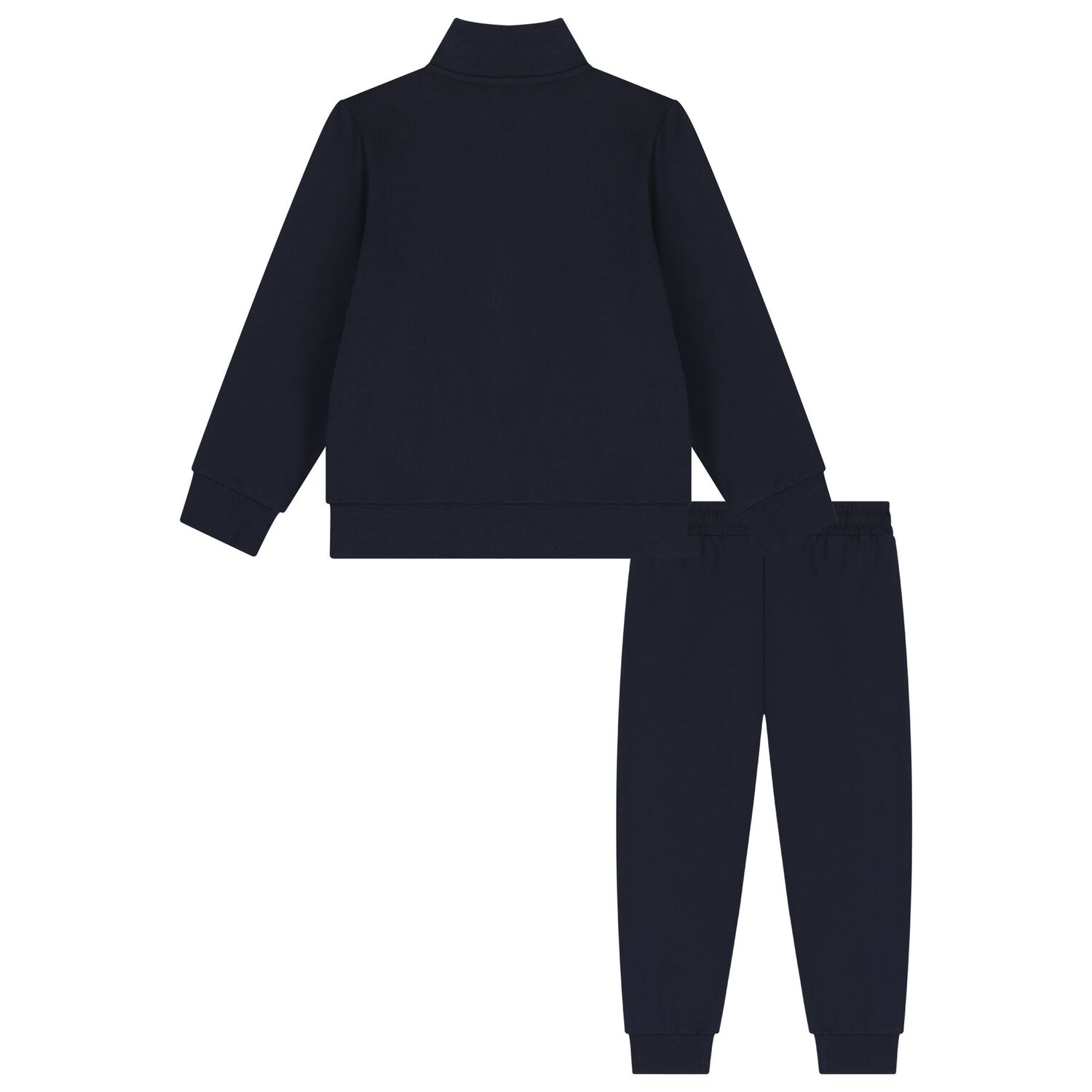 Boys Navy Blue Logo Tracksuit, 1, hi-res