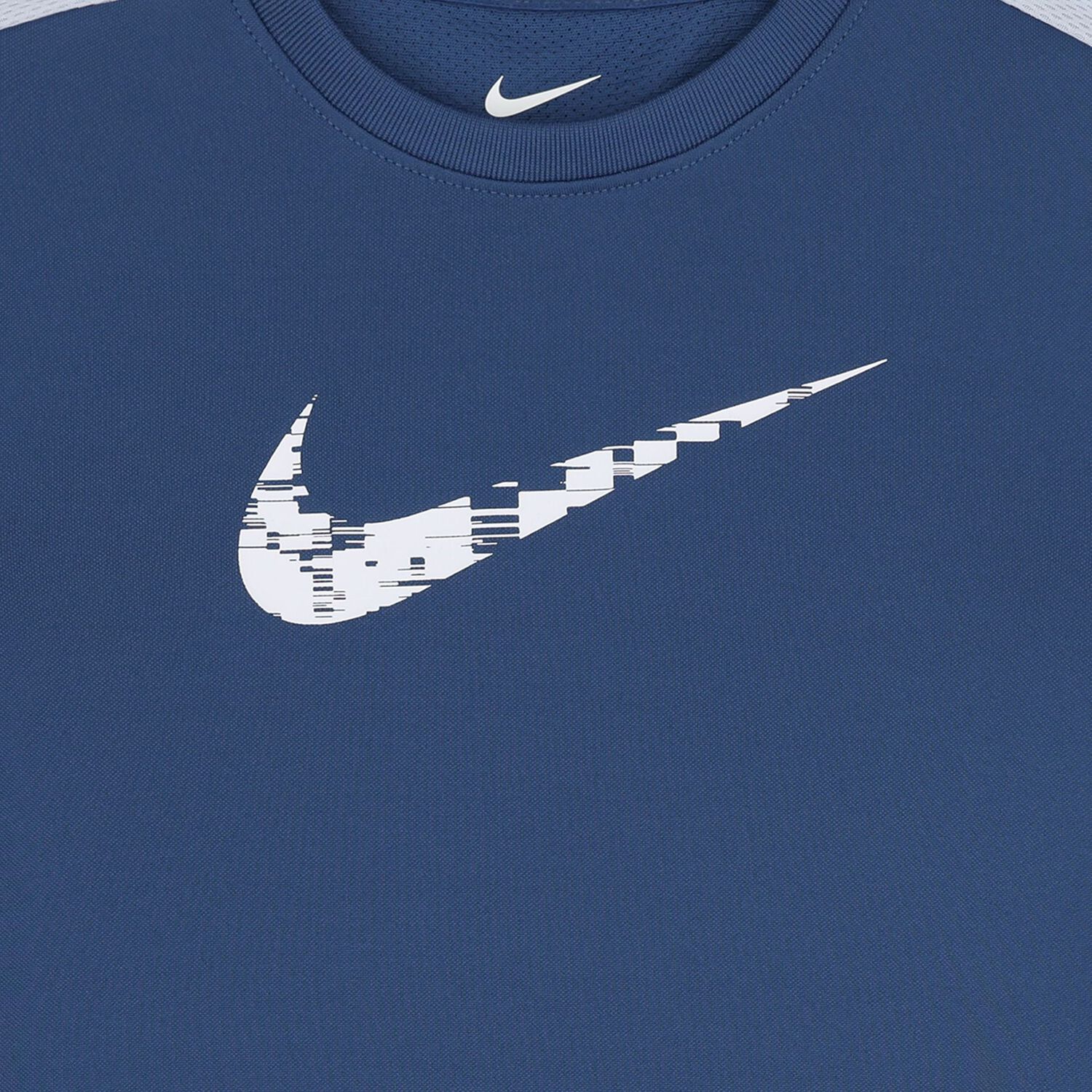 تيشيرت للأولاد أزرق اللون بشعار Dri-Fit, 2, hi-res