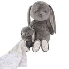 Grey Rabbit Baby Comforter, 1, hi-res