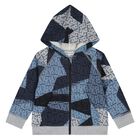 Younger Boys Grey & Blue Logo Tracksuit, 1, hi-res