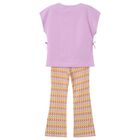 Girls Multi-Coloured Leggings Set, 2, hi-res