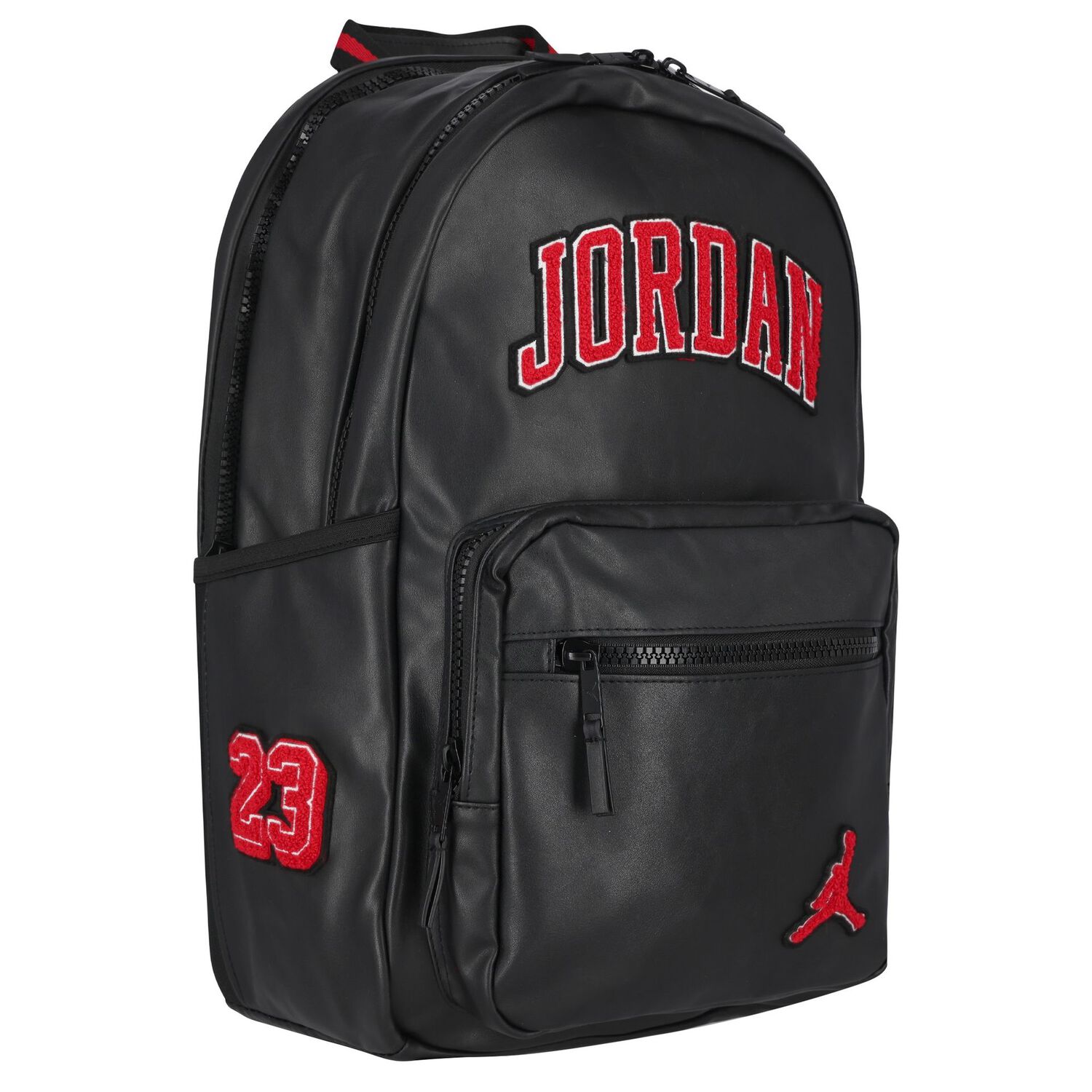 Black Jordan Logo Varsity Backpack, 1, hi-res image number null