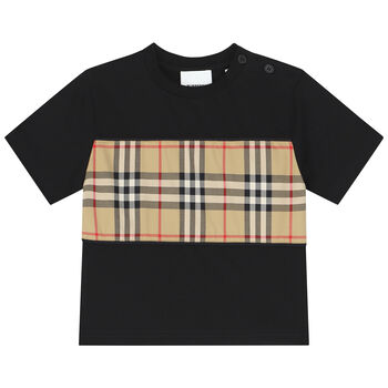 Black Check T-Shirt