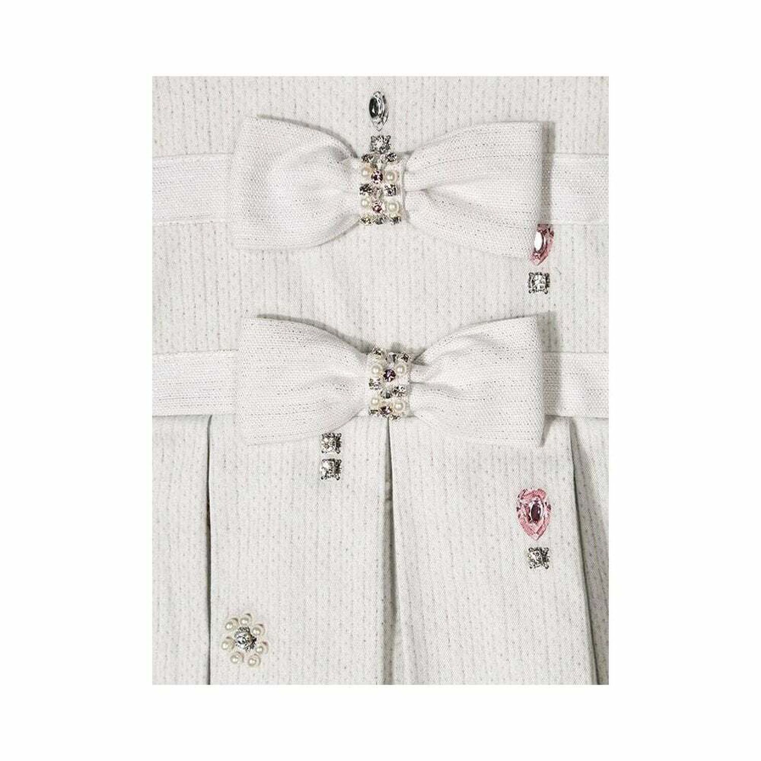 فستان عيد مطبع باللون الرمادي للبنات, 1, hi-res