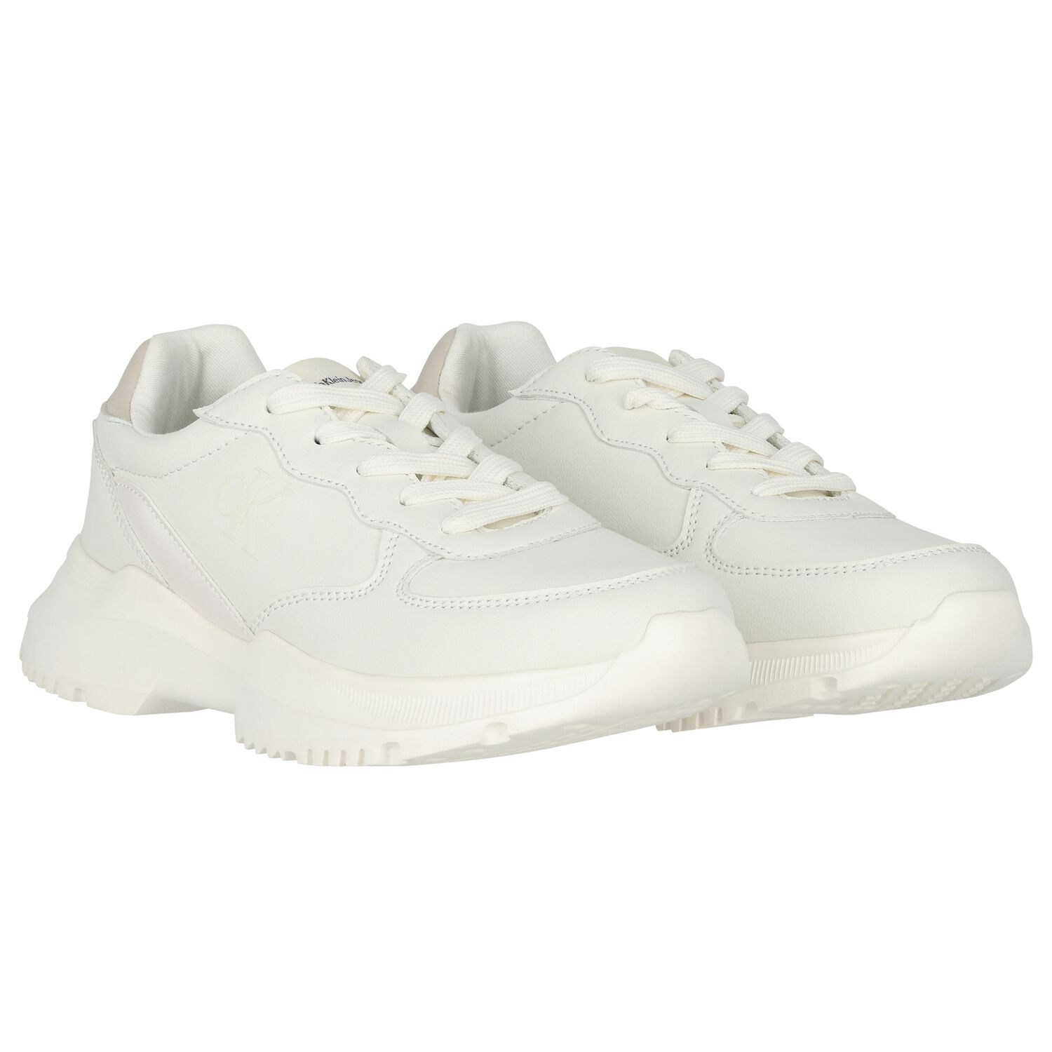 Ivory Logo Trainers, 1, hi-res image number null