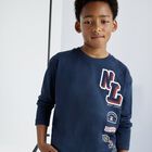 Boys Blue Long Sleeve Top, 1, hi-res