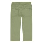 Younger Boys Beige & Green Trousers Set, 1, hi-res