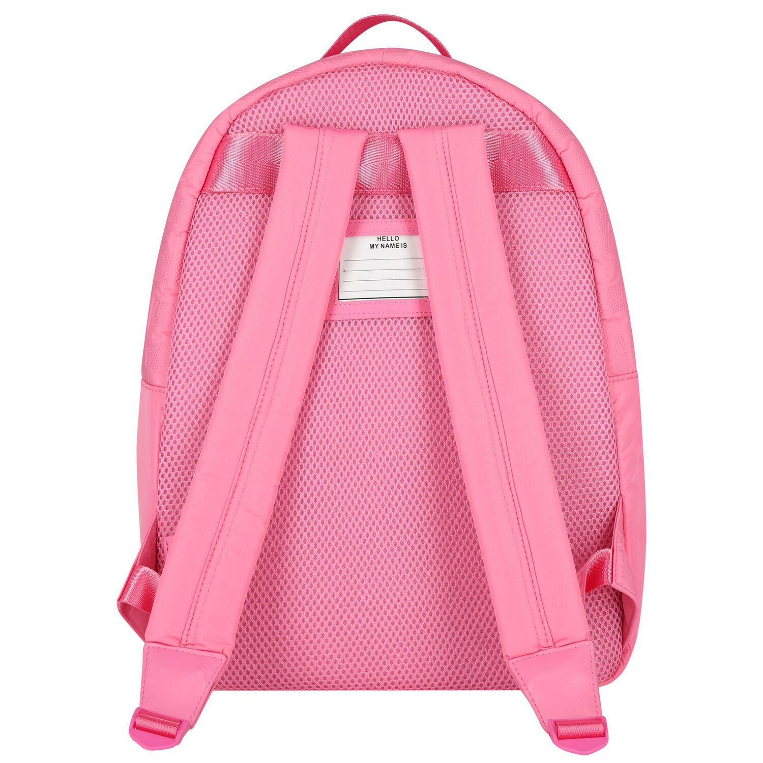 Girls Pink Logo Backpack, 1, hi-res