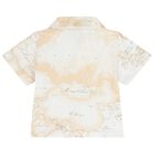 White & Beige Geo Map Babygrow Gift Set, 1, hi-res