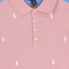 Girls Pink & Blue Logo PiquÃƒÂ© Polo Dress, 1, hi-res