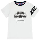 Boys White Logo T-Shirts, 1, hi-res