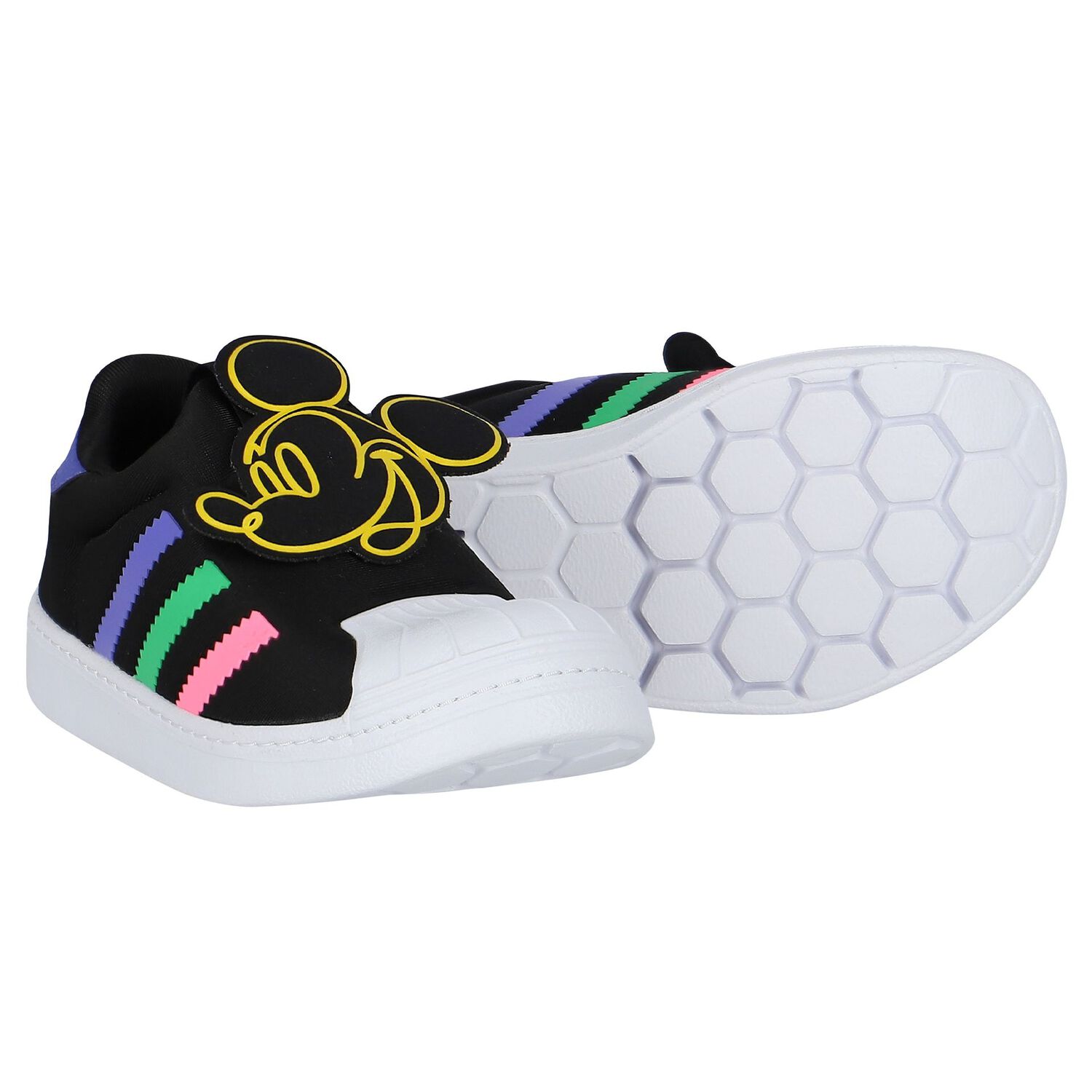 Girls Black Superstar 360 Trainers, 1, hi-res image number null