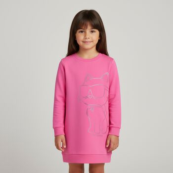 Girls Pink Choupette Dress