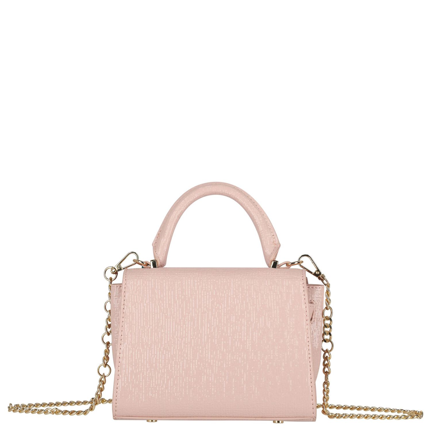 حقيبه يد للبنات من الجلد باللون الوردى , 1, hi-res