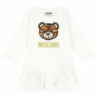 Baby Girls Ivory Logo Dress, 2, hi-res