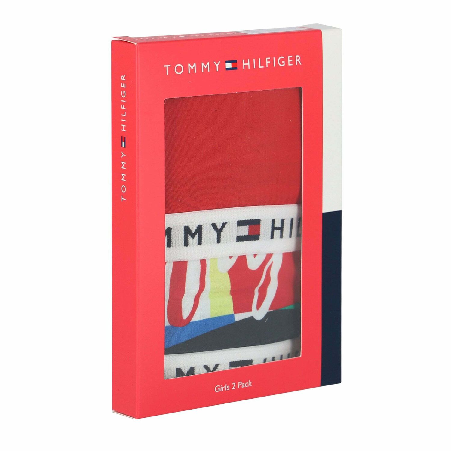 توب باللون الاحمر والابيض للبنات (قطعتين), 1, hi-res