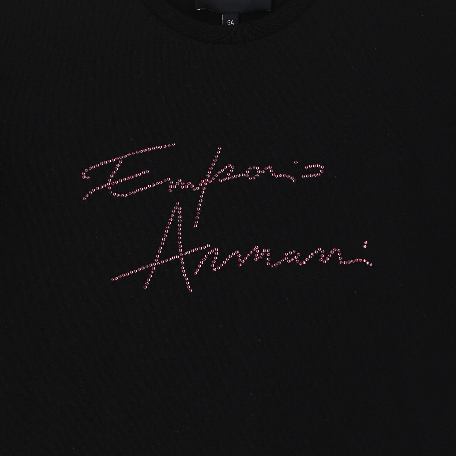 Girls Black Logo T-Shirt, 1, hi-res image number null