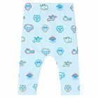 Baby Boys Blue Animal Joggers, 1, hi-res