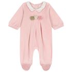 Baby Girls Pink Floral Babygrows ( 2-Pack ), 2, hi-res