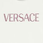 Girls White and Pink Logo Dress, 1, hi-res