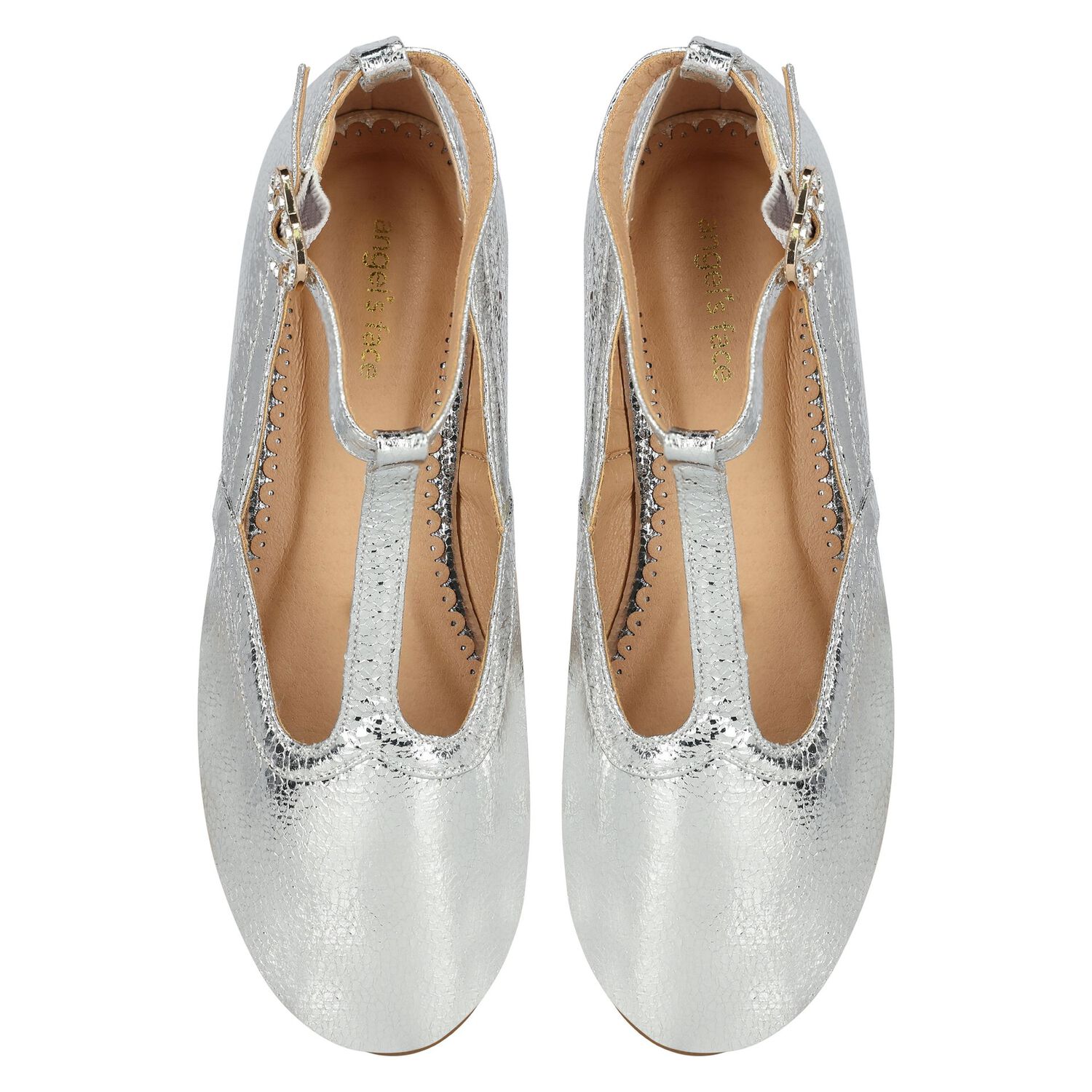 Girls Silver Shoes, 2, hi-res image number null