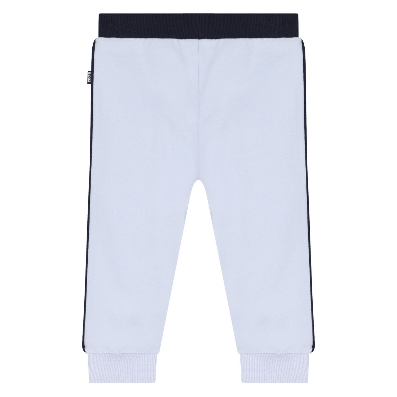 بدله رياضيه للاولاد بالشعار باللون الابيض والازرق , 1, hi-res