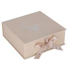 Baby Girls White & Gold Logo Babygrow Gift Set, 1, hi-res