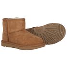 Beige Classic Mini II Suede Boots, 2, hi-res
