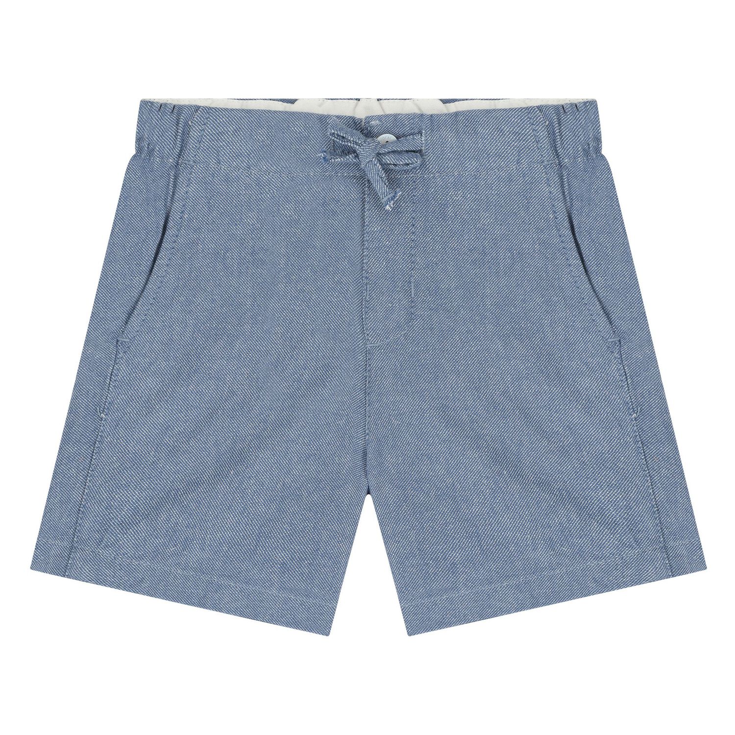 طقم شورت جرو باللونين الأبيض والأزرق للأولاد, 1, hi-res