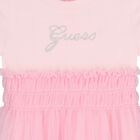 Baby Girls Pink Logo Tulle Dress Set, 1, hi-res