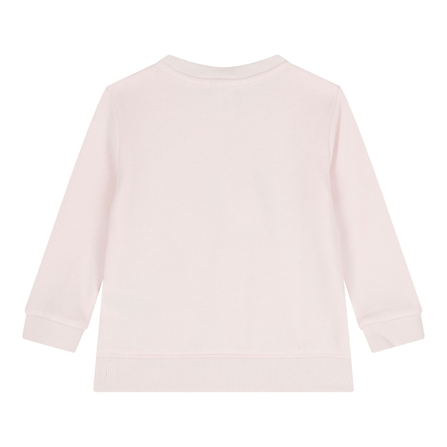 طقم للاطفال بشعار دب بولو باللون الوردي للبنات , 1, hi-res