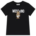 تيشيرت بشعار تيدي بير باللون الأسود, 6, hi-res