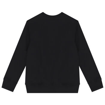 Black Teddy Bear Logo Sweatshirt
