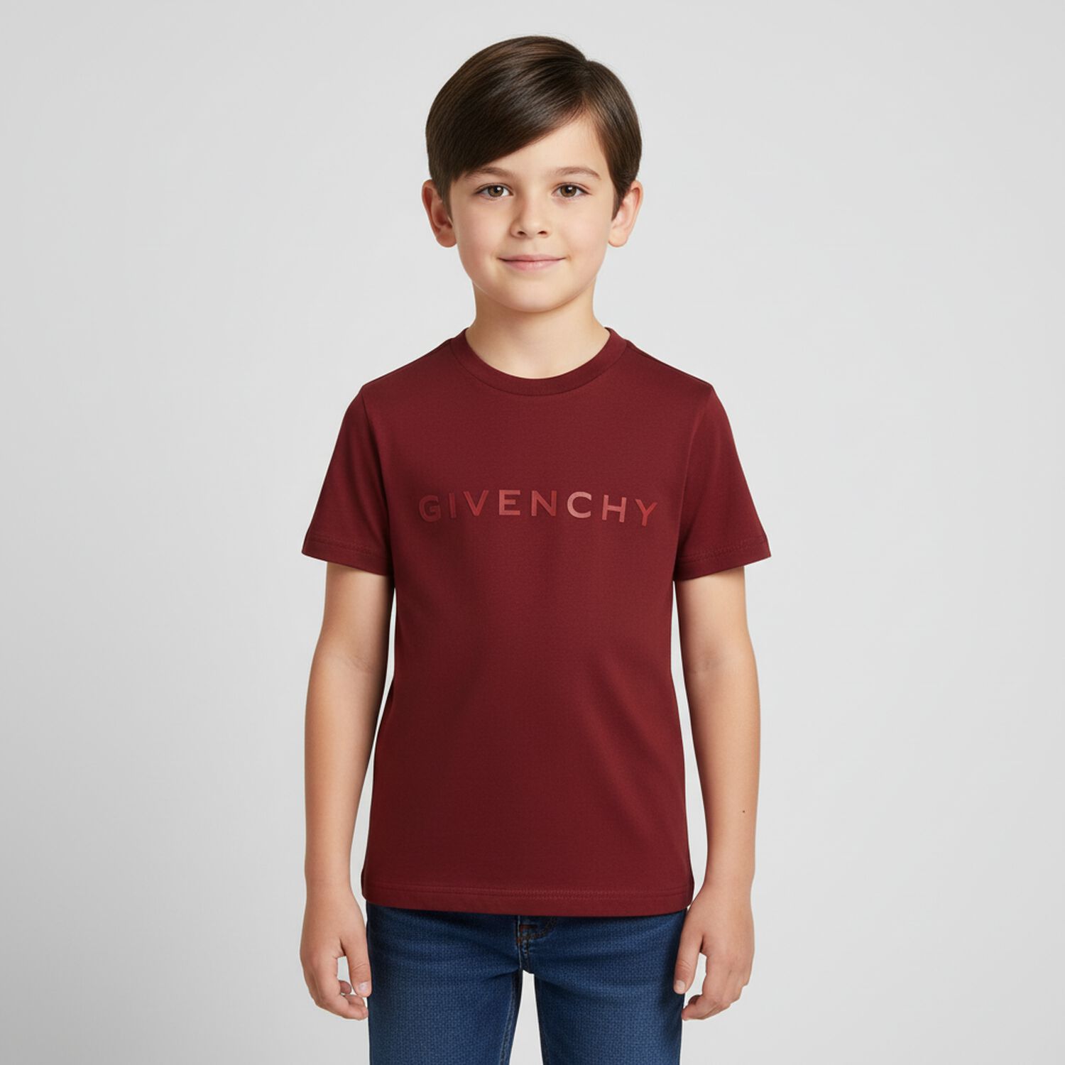 Burgundy Logo T-Shirt, 4, hi-res