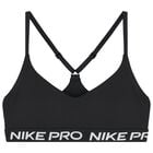 Girls Black Logo Bra Top , 1, hi-res