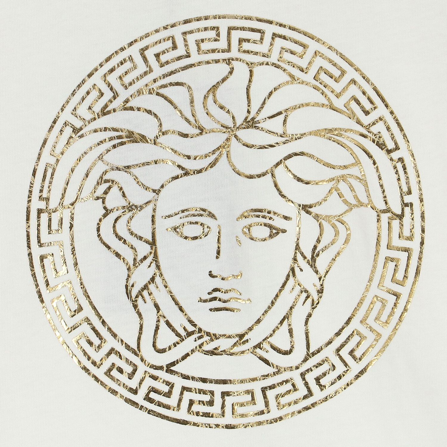 White Logo Medusa T-Shirt, 1, hi-res