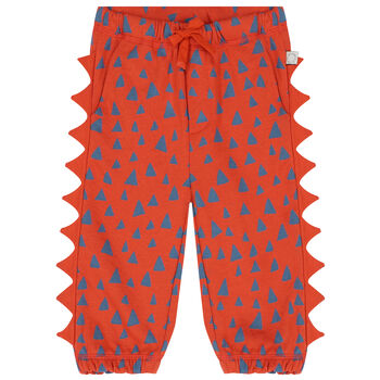 Younger Boys Orange Joggers