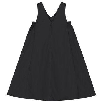 Girls Black Sleeveless Dress