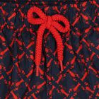 شورت سباحة بشعار جراد البحر باللونين الأزرق الداكن والأحمر للأولاد, 1, hi-res